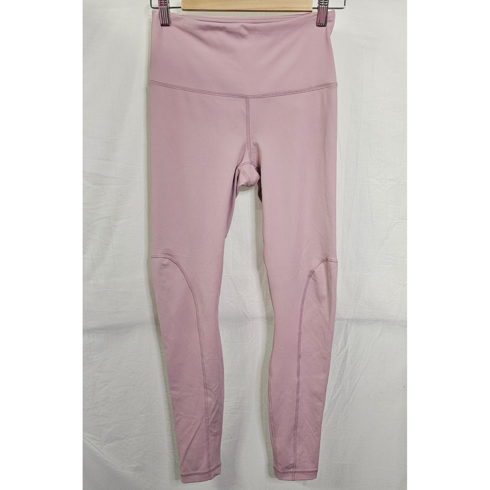 90 Degree By Reflex Leggings Pants Fitted Stretch Pink Athletic Athleisure Small